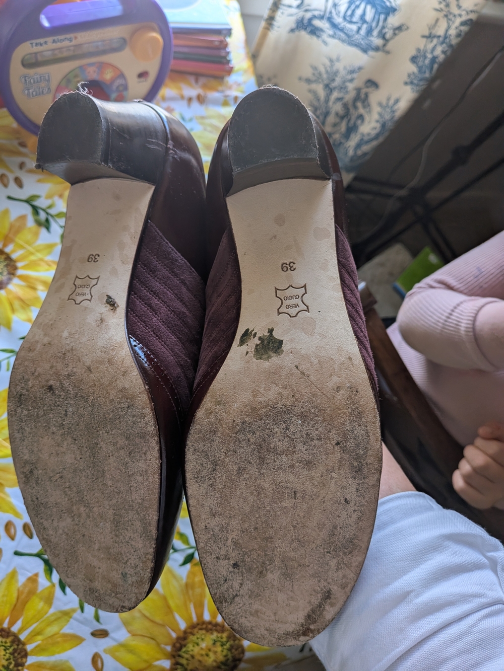 Memery Women’s Plum Suede & Leather Lace-Up Oxfords - Picture 3 of 6